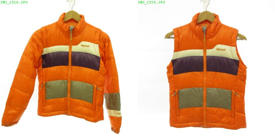 マーモット MARMOT ダウンジャケット 長袖 ベスト 2WAY MJDF9507WS 