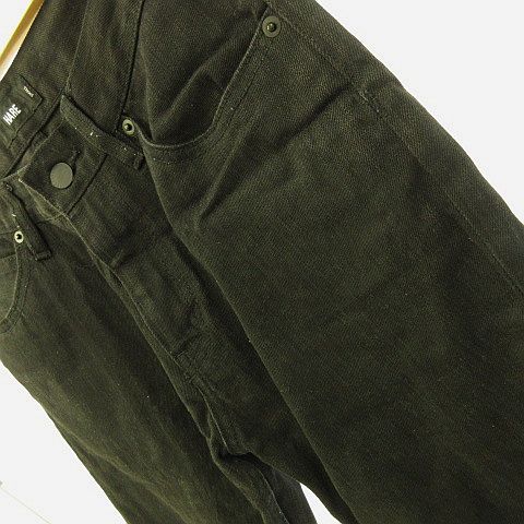 ハレ Hare デニムパンツ ジーンズ ロング テーパード ストレッチ 黒 S 40 メンズ 117 ベクトルパーク