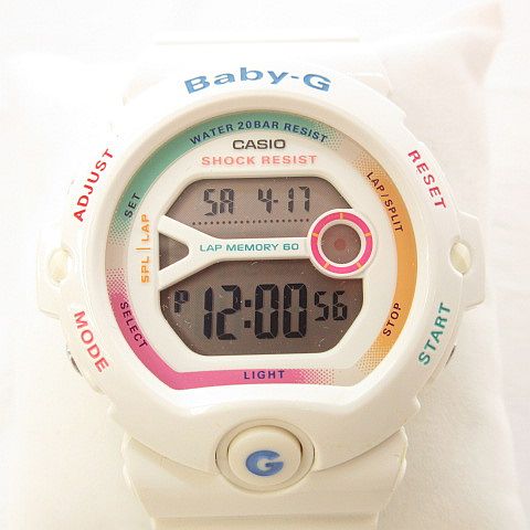Baby-G ベビージー 時計 ホワイト ピンク BABY-G ベビーG レディース 時計 カシオ babyg ホワイト 白