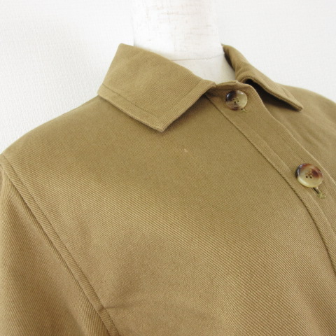 フェラガモ レディース ジャケット 38 スウェード 焦茶 サルヴァトーレ