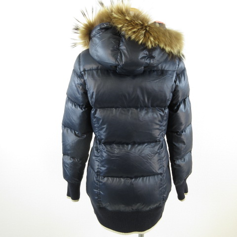 ラコステ LACOSTE ダウンコート ロング 長袖 フード ラクーンファー