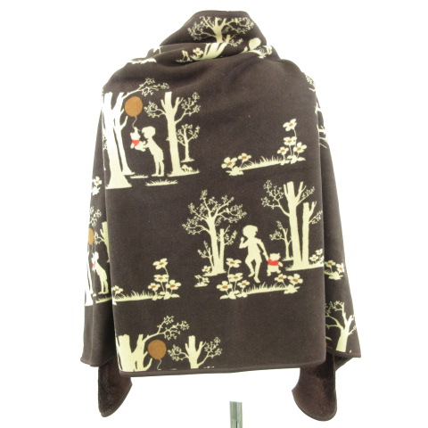 ユニクロ Uniqlo Disney フリースブランケット ひざ掛け プーさん こげ茶 37 レディース 117 ベクトルパーク