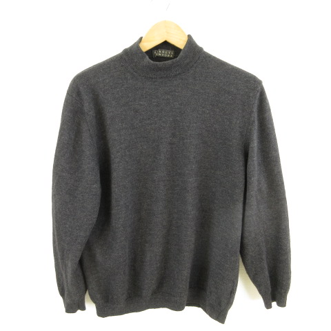 バーニーズニューヨーク BARNEYS NEW YORK ニット セーター 長袖 ボトルネック グレー *T924 メンズ