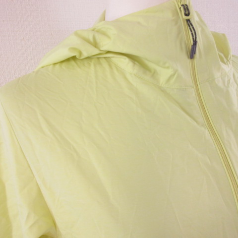 ユニクロ Uniqlo Uvカットパーカー 長袖 撥水 薄手 黄 S E439 レディース 117 ベクトルパーク