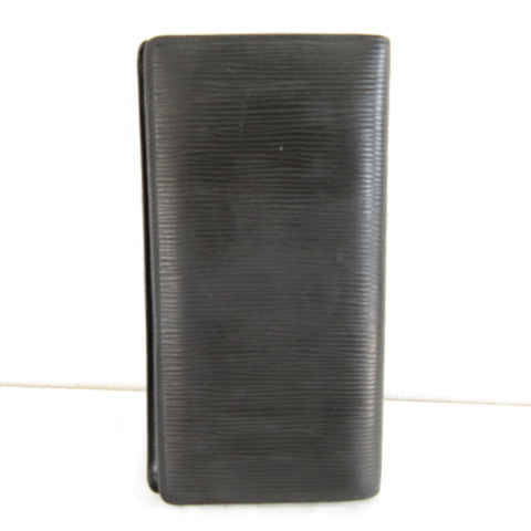 す*へ様 Louis Vuitton エピレザー 二つ折り財布 ブラック LOUIS VUITTON ルイヴィトン エピ 二つ折り財布 ブラック