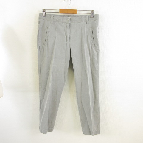 【中古】ファビアナフィリッピ FABIANA FILIPPI ロングパンツ グレー M *T653 レディース ファビアナフィリッピ FABIANA FILIPPI ロングパンツ グレー M *T653