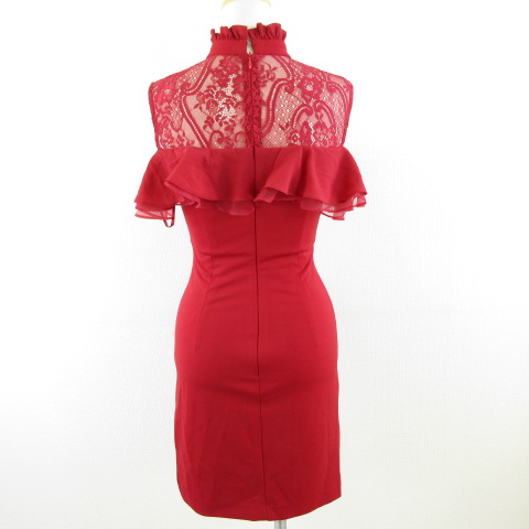 タグ付き 極美品 トリアセ レーススリーブ ワンピース イベント タグ付き 極美品 トリアセ レーススリーブ ワンピース イベント