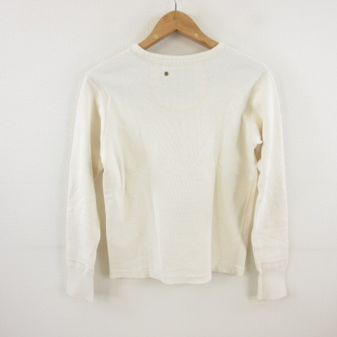 ②オフホワイト ロンT 長袖シャツ L メンズ OFF-WHITE(オフ ホワイト