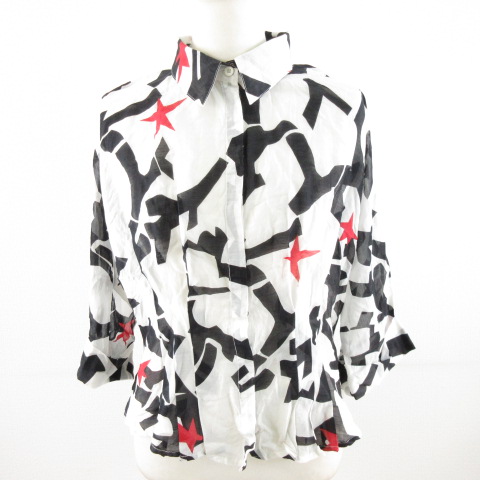 ダイアンフォンファステンバーグ DIANE von FURSTENBERG シルクシャツ 