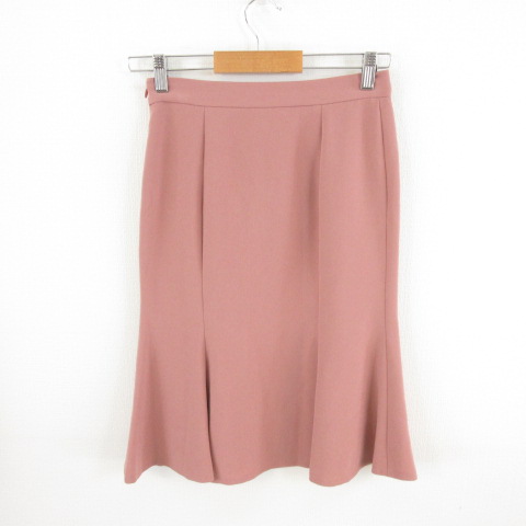 MOSCHINO CHEAPANDCHIC スカート ピンク MOSCHINO Skirt Womens Size 8 Pink Floral 100% Silk Pleated
