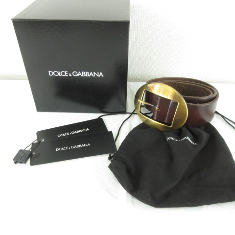 ドルチェ&ガッバーナ ドルガバ DOLCE&GABBANA ベルト レザー