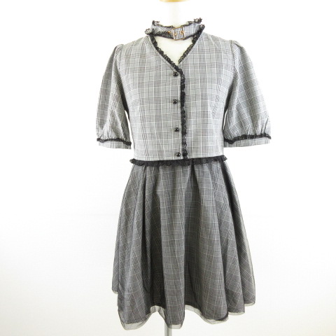 【新品】ROJITA ミニ丈ワンピース ROJITA ワンピース 「Mサイズ追加」花柄半袖ミニワンピース