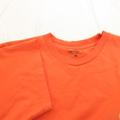 【国内正規品】カーハート Carhartt WIP オレンジ Tシャツ #40 国内正規品】カーハート Carhartt WIP オレンジ Tシャツ #40