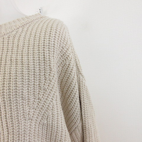 終了致しました！！chocol raffine チュニックニット 未使用品 ショコラフィネローブ chocol raffine robe 畦ニット