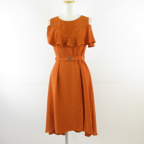 レディアゼル REDYAZEL ワンピース ミモレ丈 肩出し フィッシュ