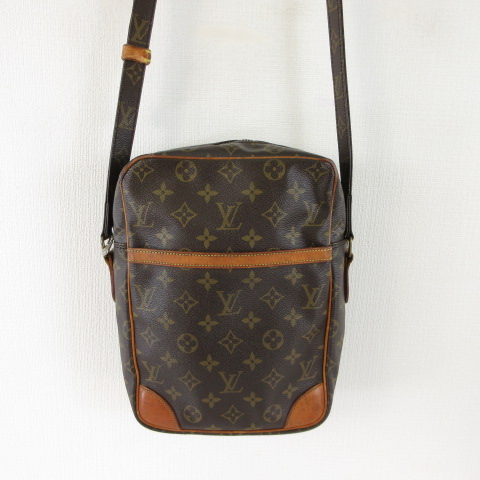 【中古】ルイヴィトン LOUIS VUITTON ダヌーブ ショルダーバッグ モノグラム M45264 MM 茶 *T198 レディース ルイヴィトン LOUIS VUITTON ダヌーブ ショルダーバッグ モノグラム