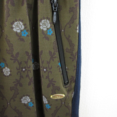 ハク スーパーハッカ H.A.K ニットジャカードトラックパンツ ロング 花  