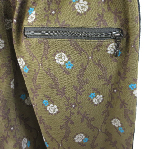 ハク スーパーハッカ H.A.K ニットジャカードトラックパンツ ロング 花  