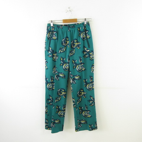 ハク スーパーハッカ H.A.K ニットジャガードトラックパンツ 花柄  