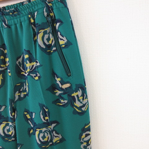 ハク スーパーハッカ H.A.K ニットジャガードトラックパンツ 花柄  