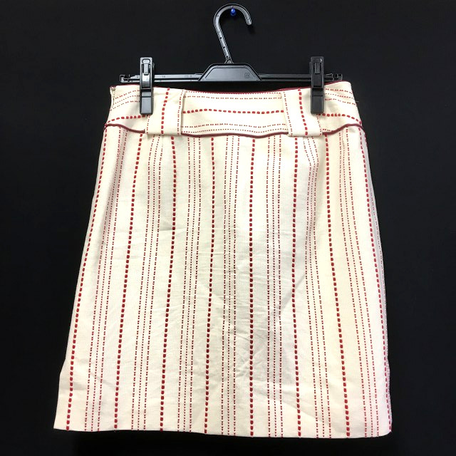 トラサルディ TRUSSARDI ストライプ柄 タイトスカート ボトムス  