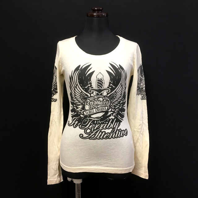 ダイヤ d.i.a. イーグルプリント Tシャツ カットソー 長袖 F 