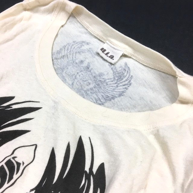 ダイヤ d.i.a. イーグルプリント Tシャツ カットソー 長袖 F 