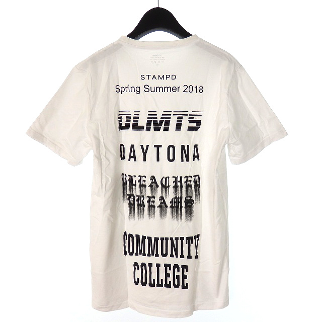 スタンプド Stampd 18ss Collection Short Sleeve Tee バックプリント Tシャツ カットソー 半袖 S ホワイト 白 春夏 メンズ 118 ベクトルパーク