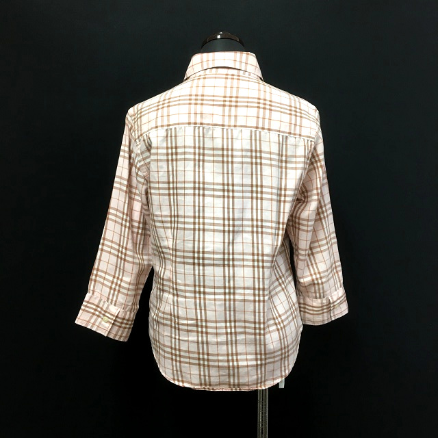 バーバリー ロンドン BURBERRY LONDON チェック柄 シャツ ブラウス 