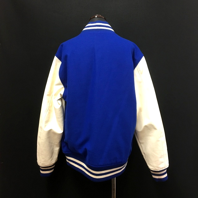 横浜denaベイスターズ ナンバー スタジャン ジャンパー 長袖 L ブルー 青 野球 秋冬 メンズ 118 ベクトルパーク