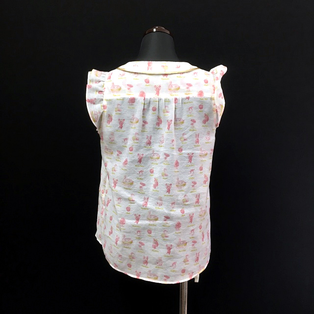 フランシュリッペ franche lippee 15SS 壁紙ブラウス ノースリーブ 