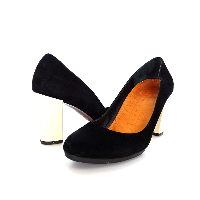 チエミハラ Chie Mihara Yakitoy バイカラー パンプス シューズ 靴 36 ブラック アイボリー 黒 白 Ssaw レディース 118 ベクトルパーク