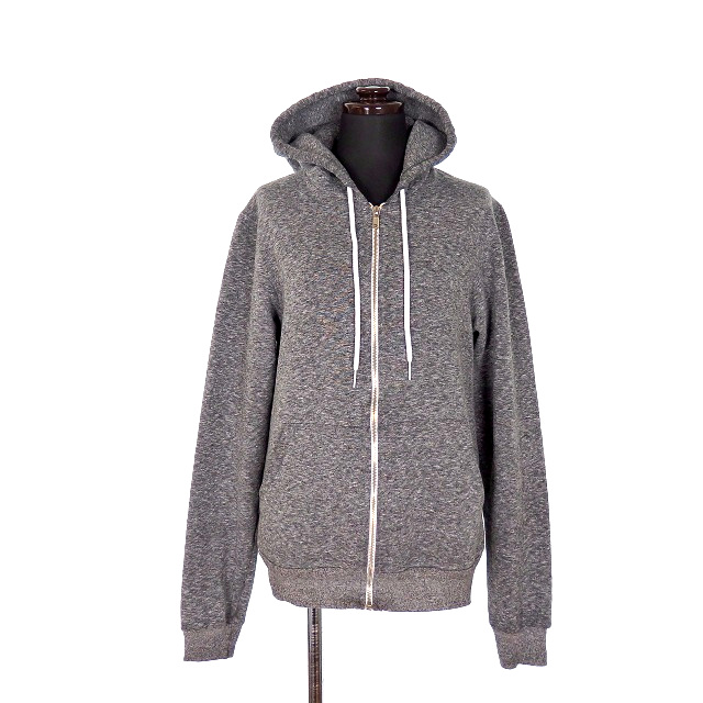 アメリカンアパレル American Apparel ジップアップ スウェットパーカー トップス 長袖 Xs ダークグレー 灰 Ssaw メンズ レディース 118 ベクトルパーク