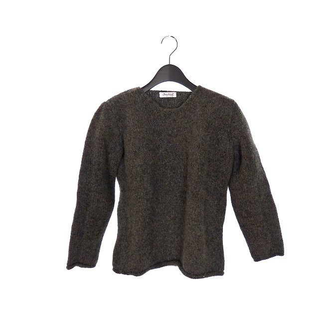 バーグファベル Bergfabel ハンドメイド クルーネックニット セーター グレー 灰 秋冬 メンズ 118 ベクトルパーク