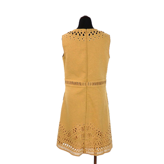 シーニューヨーク Sea New York カットワーク ノースリーブ ワンピース チュニック 2 ベージュ 薄茶 Pf15 28 春夏 レディース 118 ベクトルパーク