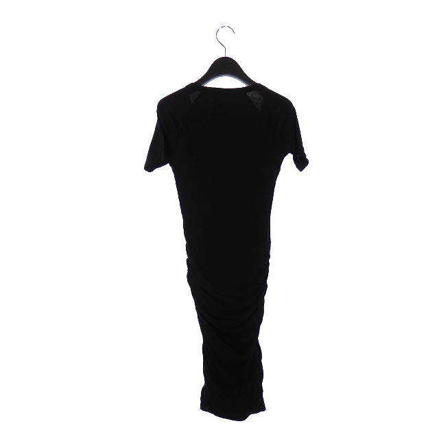 ジェームスパース James Perse シャーリング タイトワンピース チュニック 半袖 1 ブラック 黒 Wje6699 16 06 33 春夏 レディース 118 ベクトルパーク