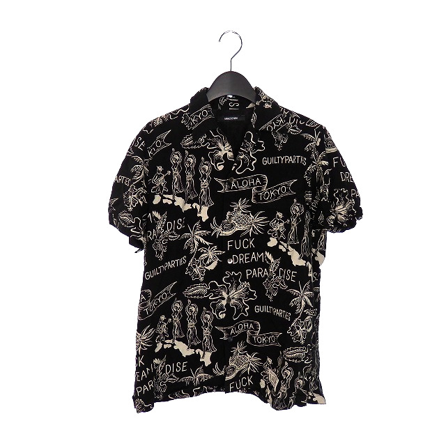ワコマリア Wacko Maria Minedenim マインデニム 18ss アロハシャツ トップス 半袖 1 ブラック 黒 春夏 メンズ 118 ベクトルパーク