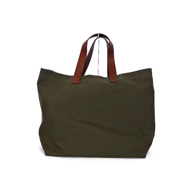エルエルビーン L L Bean Signature レザーハンドル キャンバス トートバッグ 鞄 カーキ ブラウン 緑 茶 Ssaw メンズ レディース 118 ベクトルパーク