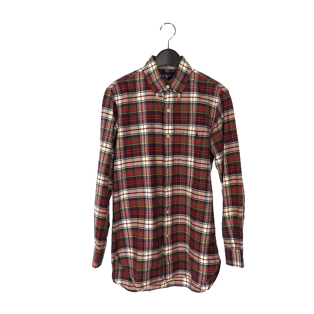 ラルフローレン Ralph Lauren チェック柄 ロングスリーブ シャツ トップス 長袖 S レッド系 赤 Ssaw メンズ 118 ベクトルパーク