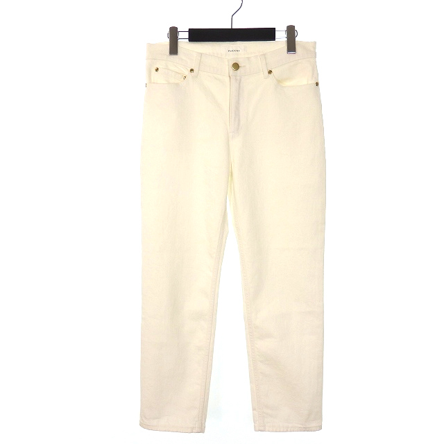 フィーニー Pheeny ストレッチ ホワイトデニム パンツ ジーンズ テーパード 白 レディース 118 ベクトルパーク