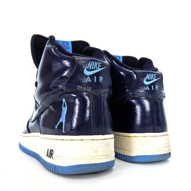 ナイキ Nike エアフォース1 Sheed ハイカットスニーカー 靴 Us9 5 27 5cm ネイビー 紺 メンズ 118 ベクトルパーク