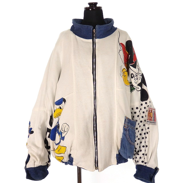 デシグアル Desigual リバーシブル デニムジャケット ブルゾン ディズニー 長袖 S インディゴ ホワイト 青 白 レディース 118 ベクトルパーク デシグアル Desigual リバーシブル デニムジャケット ブルゾン ディズニー 長袖 S インディゴ ホワイト 青 白 レディース 118 ベクトルパーク
