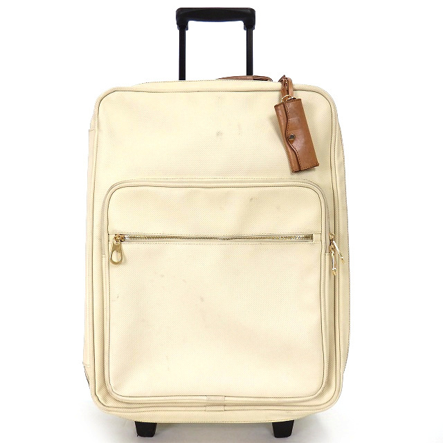 在庫処分 ボッテガヴェネタ Bottega Veneta マルコポーロ キャリーバッグ トロリーバッグ 旅行鞄 アイボリー 白 イタリア製 メンズ レディース バッグ スーツケース Www Azns Org