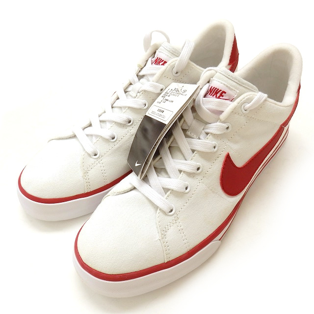 ナイキ Nike スイートクラシック キャンバス ローカットスニーカー 靴 Us10 28 0cm ホワイト レッド 白 赤 161 メンズ 118 ベクトルパーク