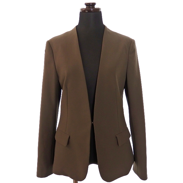 ザ スーツカンパニー The Suit Company She ダブルクロス 2way ストレッチ Vカラージャケット ブレザー 長袖 36 ブラウン 茶 T9540j1 レディース 118 ベクトルパーク ザ スーツカンパニー The Suit Company She ダブルクロス 2way ストレッチ Vカラージャケット ブレザー 長袖 36 ブラウン 茶 T9540j1 レディース 118 ベクトルパーク