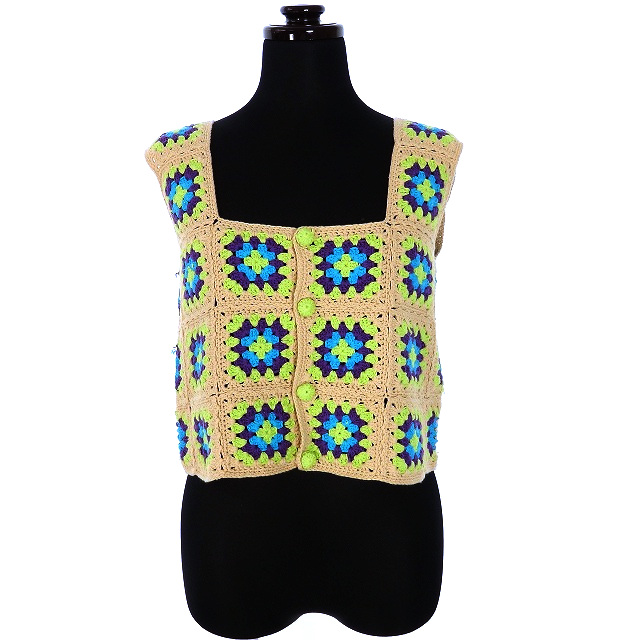 Zara ニットベスト ベージュ 店内限界値引き中 セルフラッピング無料