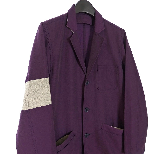 ミスタージェントルマン Mr Gentleman コットンナイロン ショップコート ジャケット 長袖 S パープル 紫 日本製 Mg12s Co03 メンズ 118 ベクトルパーク
