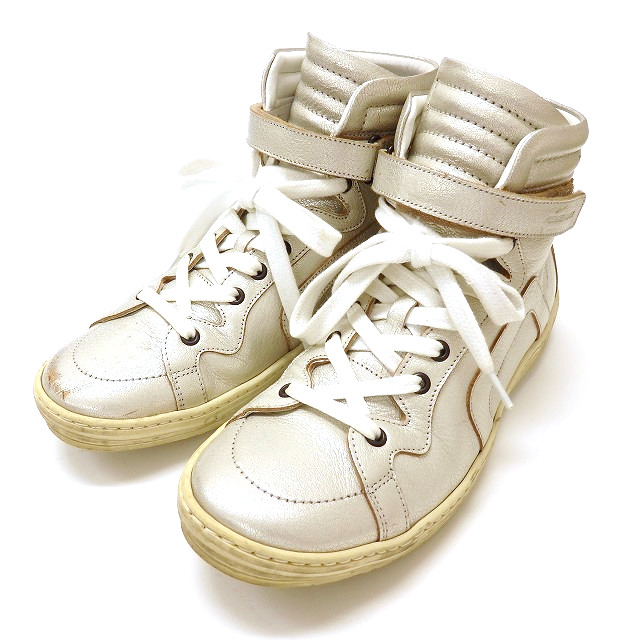 ピエールアルディ Pierre Hardy ハイカットスニーカー シューズ 靴 40 シルバー 銀 メンズ 118 ベクトルパーク