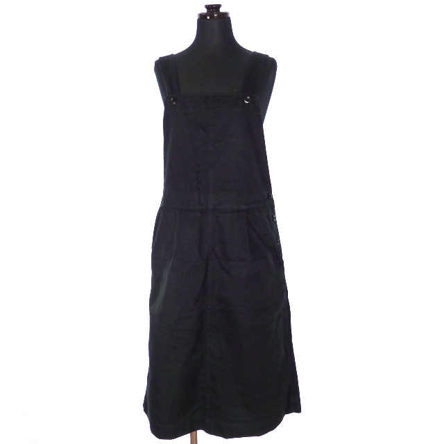 MHL. サロペットスカート ネイビー