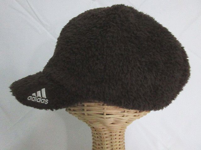 アディダス adidas ボアキャップ フリース OSFX ブラウン at0022 